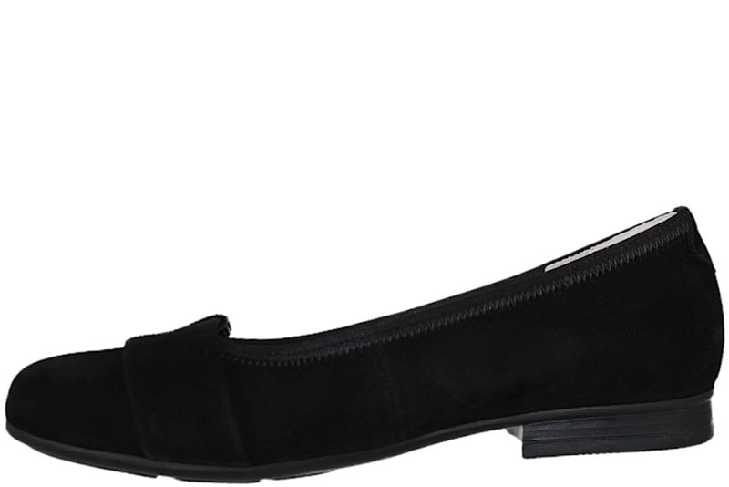 GABOR BALLERINA I SORT NUBUCK