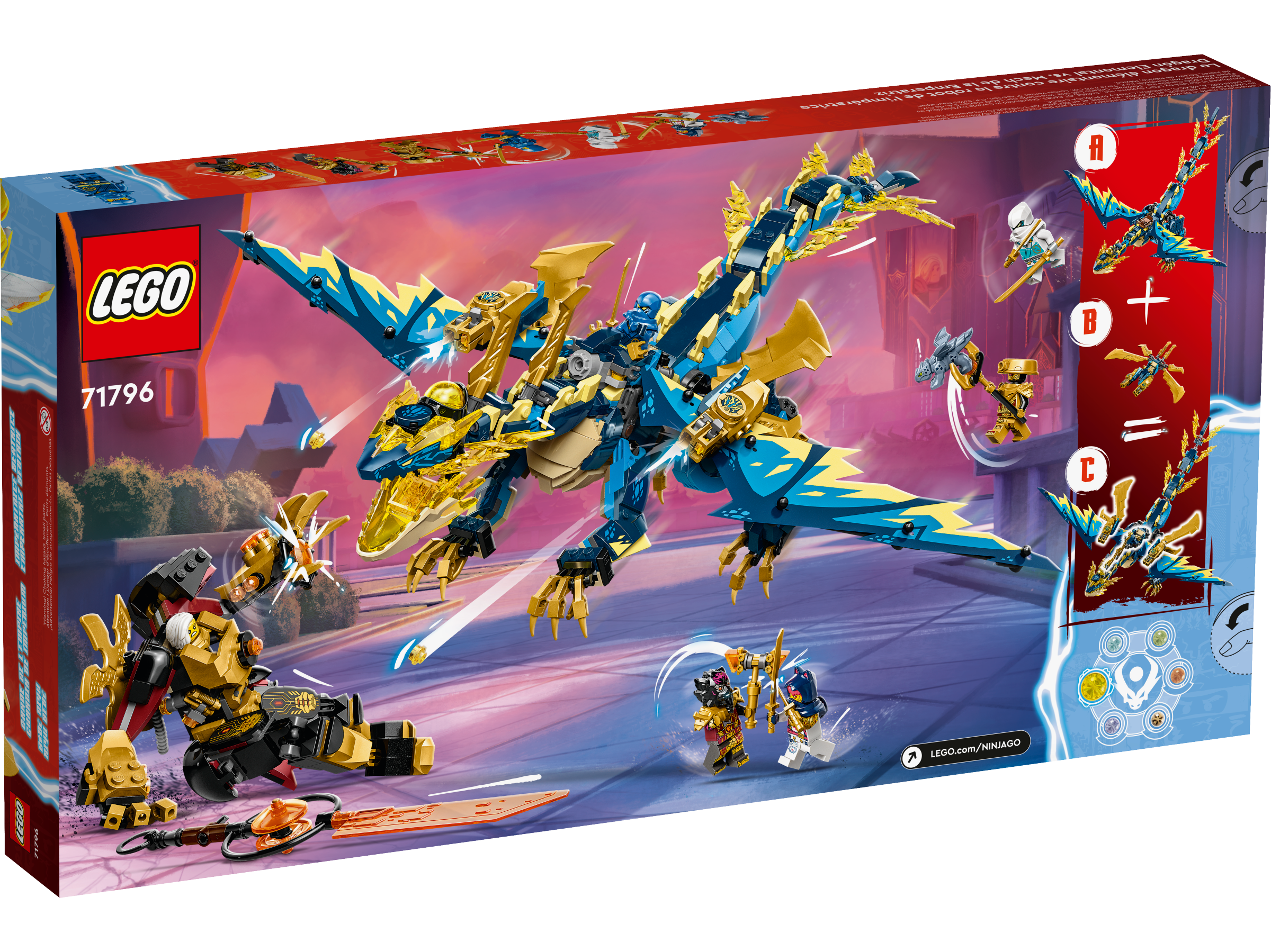 O Dragão Elemental contra o Robô da Imperatriz 71796