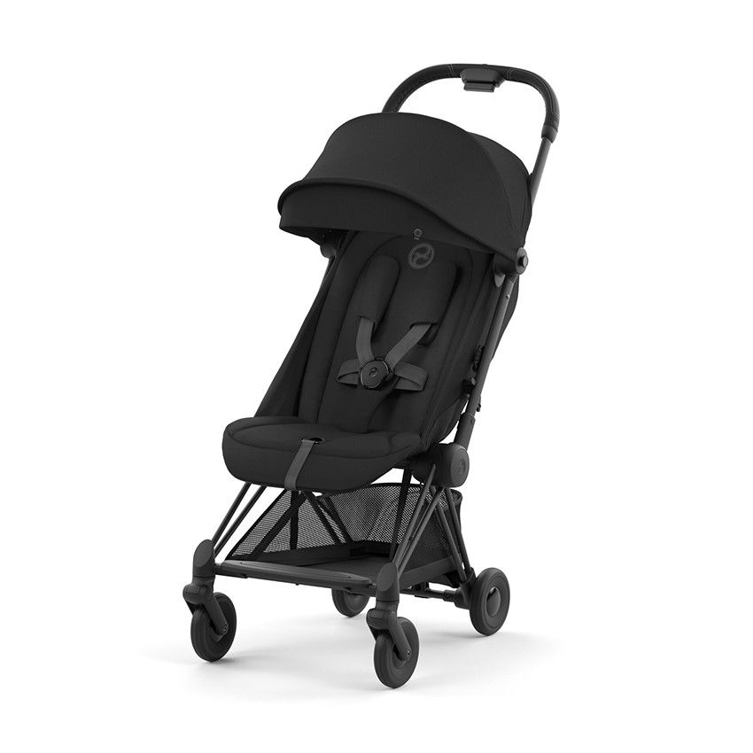 Poussette ultra-compacte Coya matt black/sepia black - Ecru