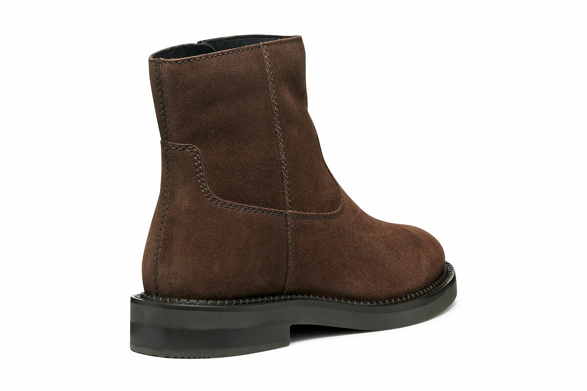 GEOX<br>Bottines Platte com rits em camurça Serilda