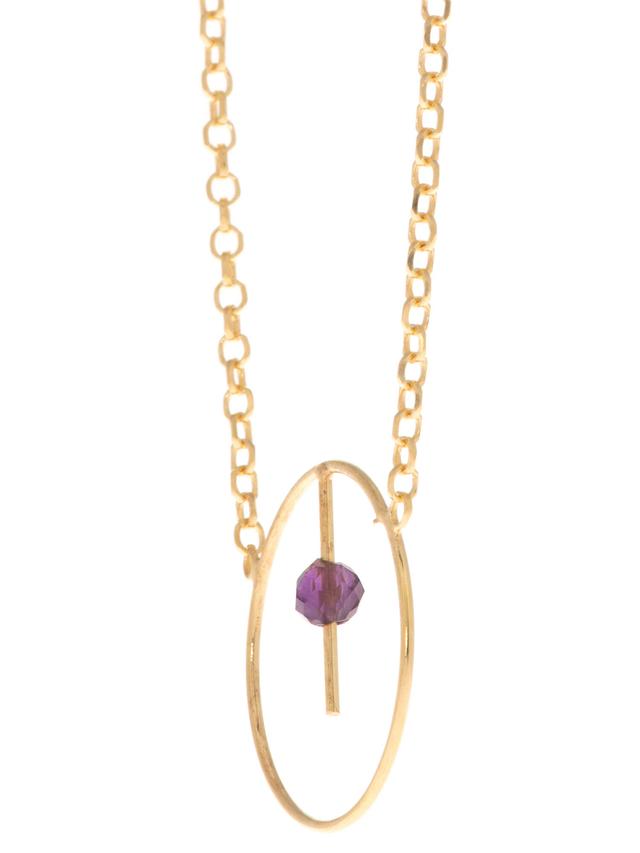 Transformationskreis-Kette, Amethyst, Silber 925