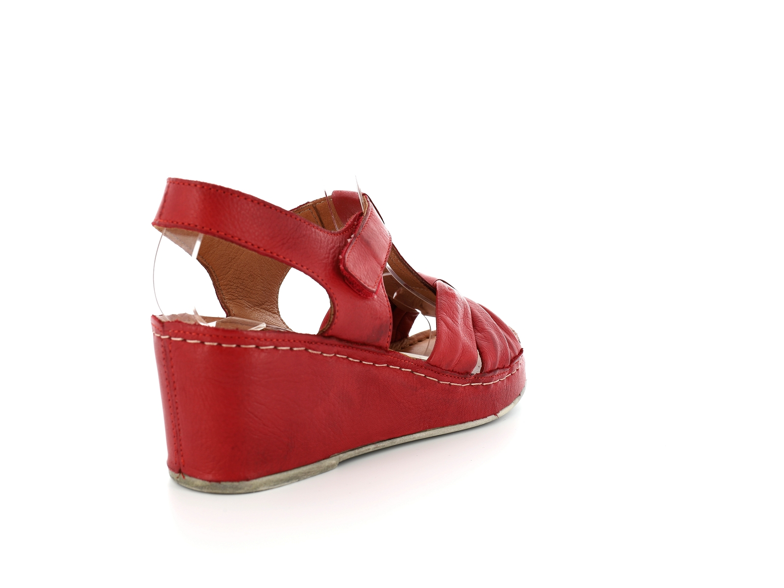 K brand-FABRIQUE Cuir Rouge