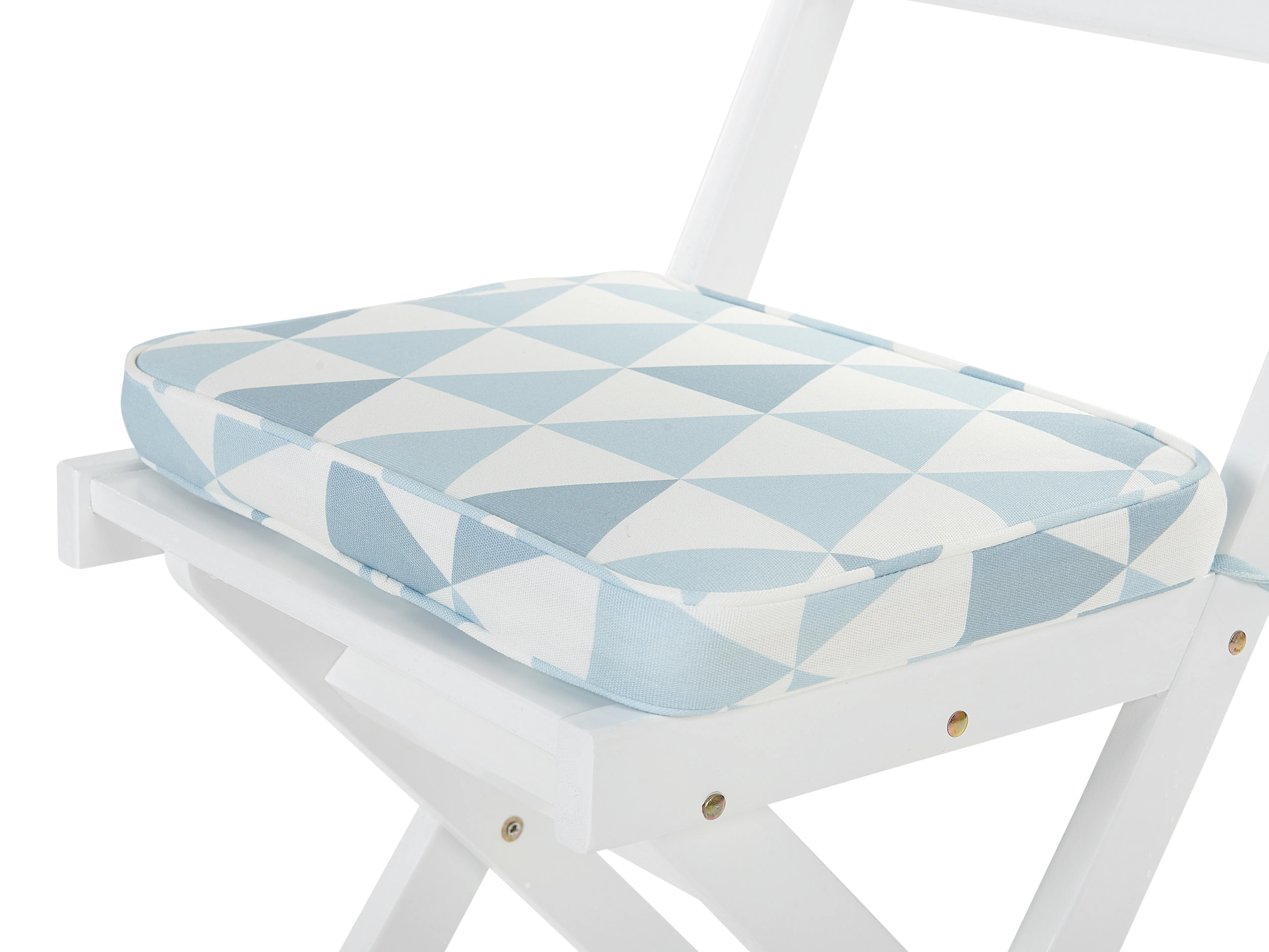 Bistroset met kussens inklapbaar FIJI Acaciahout Blauw