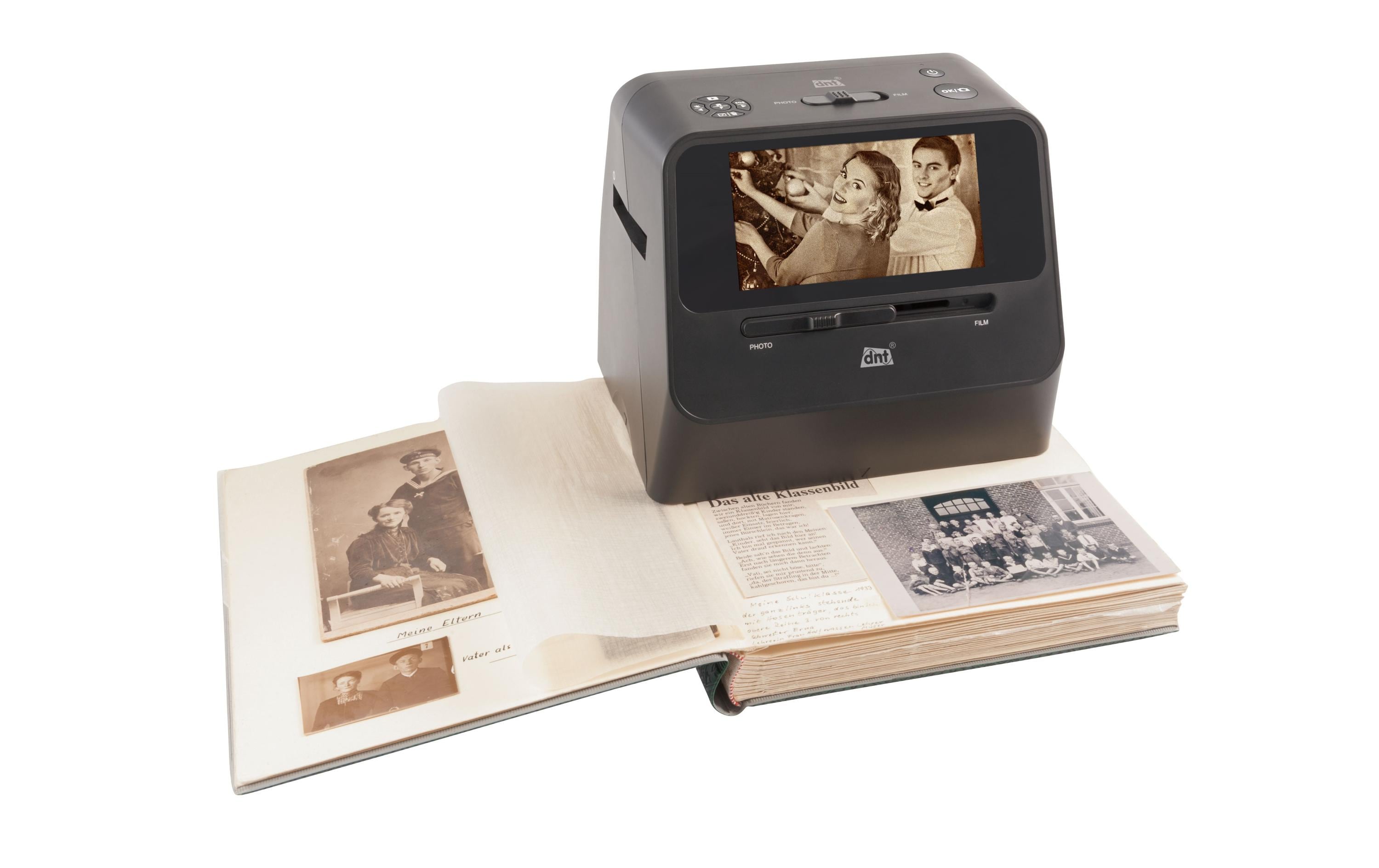 Foto- und Dia-Kombiscanner 4-in-1, SlideCopy PRO<br>Albumscanner, Buchscanner, Fotoalbumscanner, Diascanner, Negativscanner, Fotoscanner