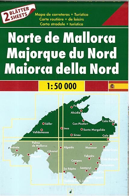FREYTAG - MALLORCA NORD SUD + IT VELO 1 50 000 E FREYTAG