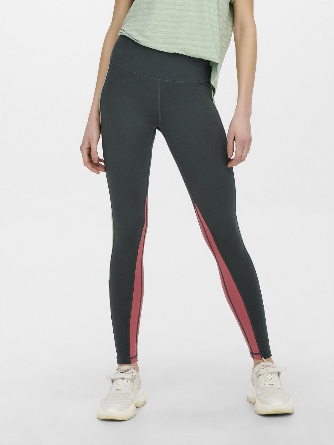 ONPFELONE Hohe Taille Slim Fit Sportleggings Dark Shadow