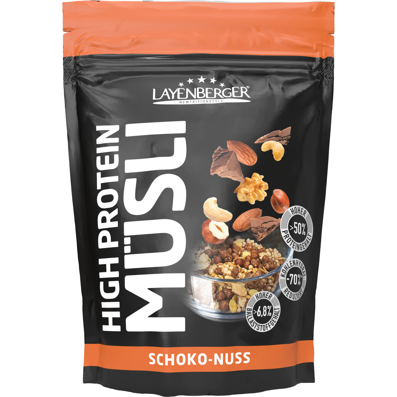 Layenberger High Protein-Müsli Schoko-Nuss 390 g