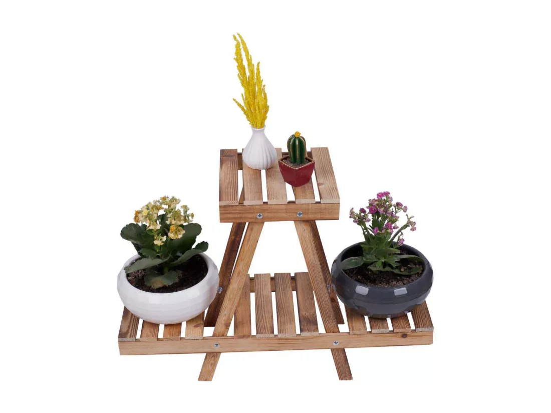 Support à plantes en bois Nave