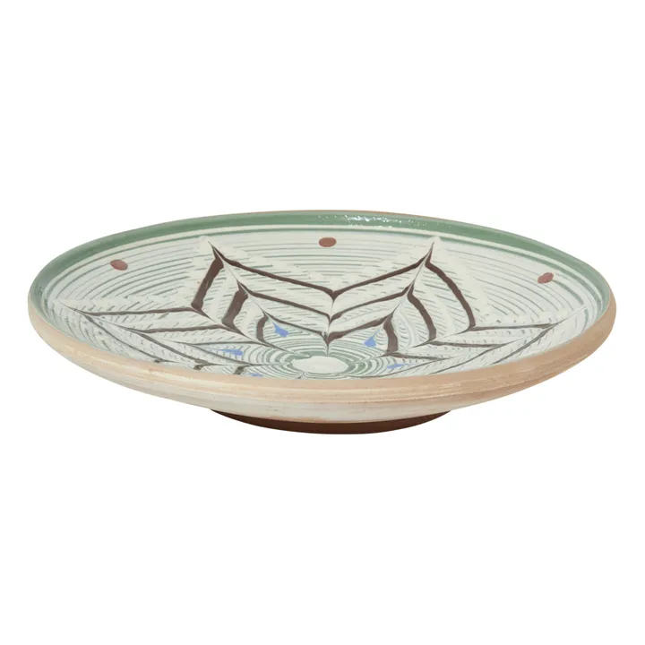 Les Petits Bohèmes Assiette en céramique fleurs | Terracotta