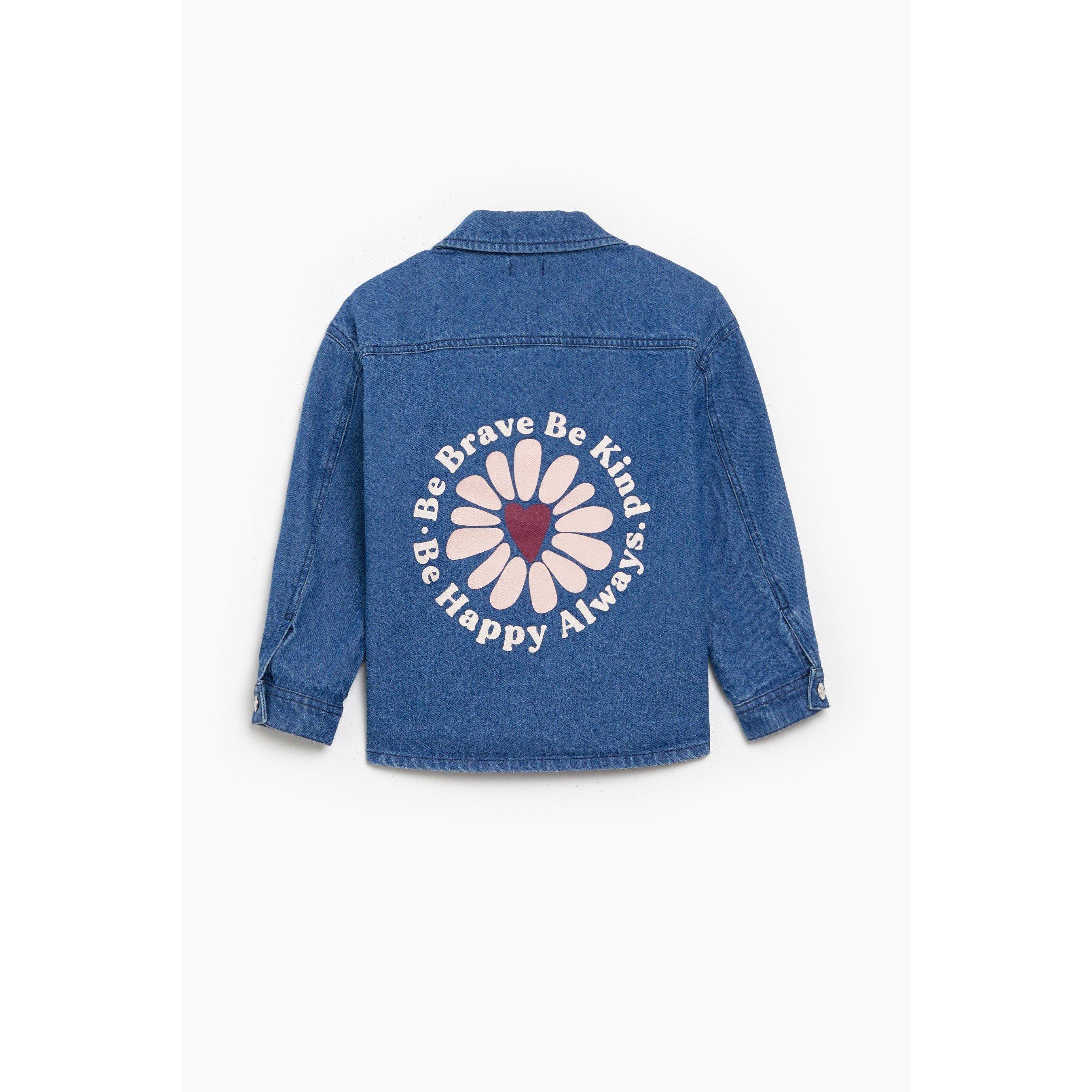 Be You Studio Younger Girls Dress and Denim Jacket Set