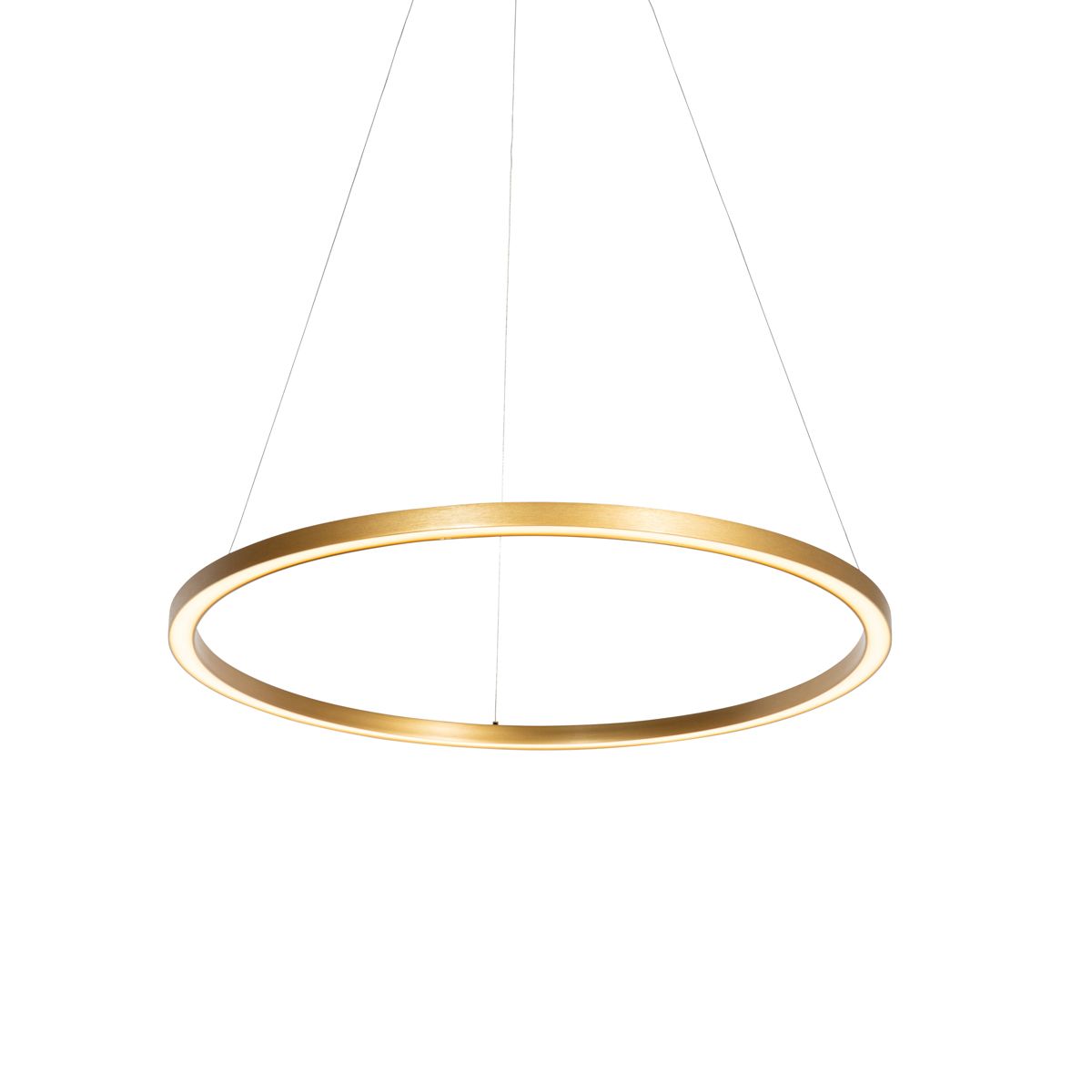 Hanglamp goud 80cm incl. LED 3-staps dimbaar - Girello