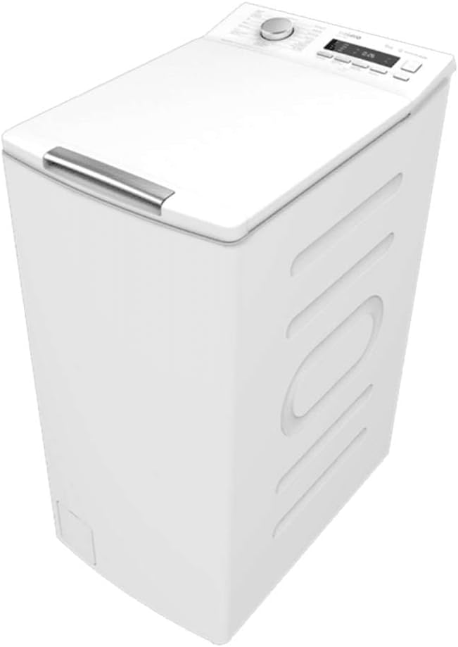 Cecotec Toplader-Waschmaschine 8 kg Bolero DressCode Top Max 80 Inverter A. 1900W, programmierbare 1300 U/min, 16 Programme, niedriger Energieverbrauch, Inverter Plus Motor, Dampfreinigung, DelayStart