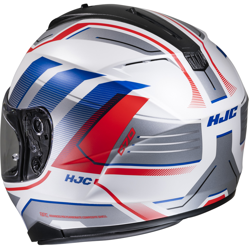 HJC - Casque C70 Nian MC21SF / Blanc / Bleu / Rouge / Mat