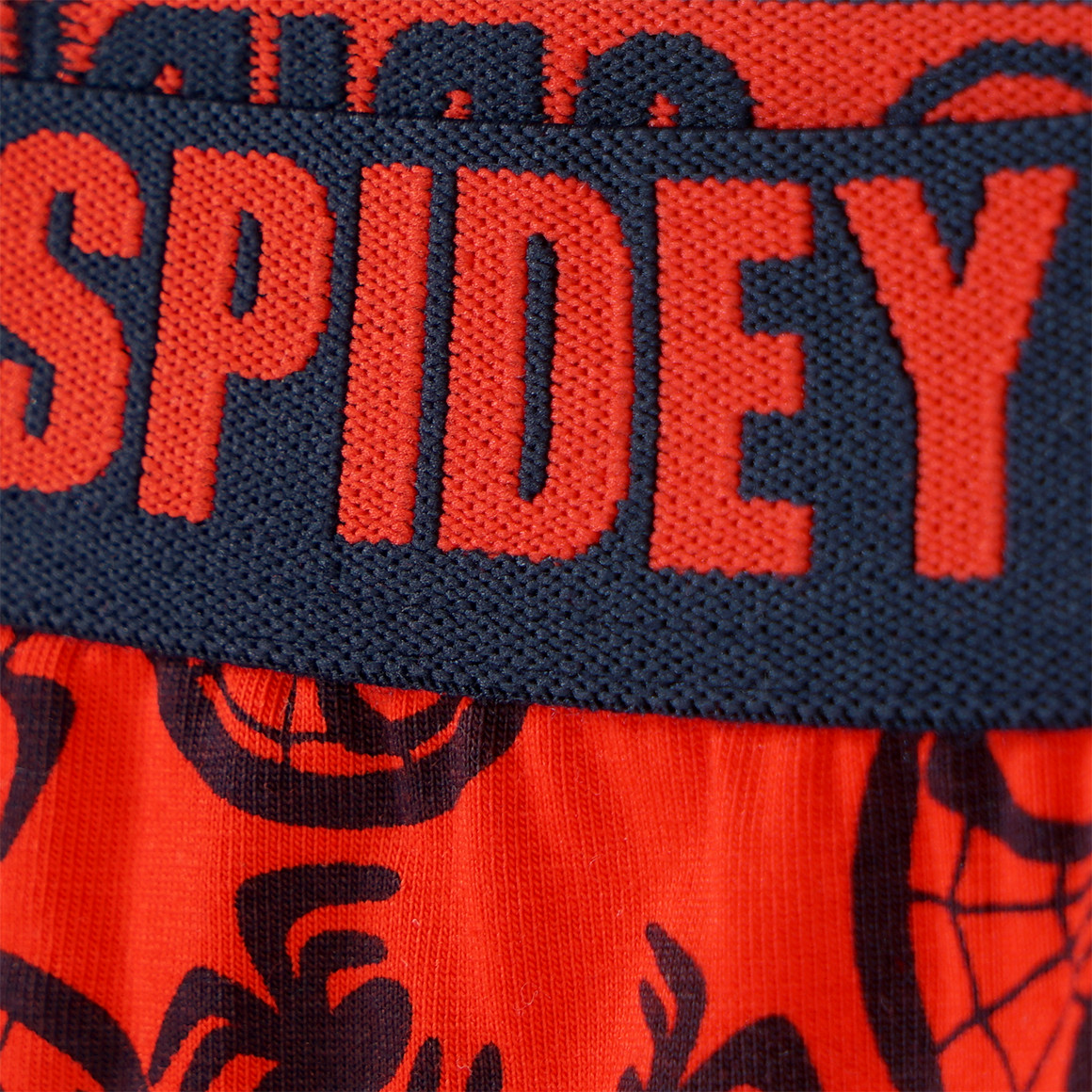 Topolino 2 Marvel Spider-Man Boxer mit Bio-Baumwolle rot / dunkelblau