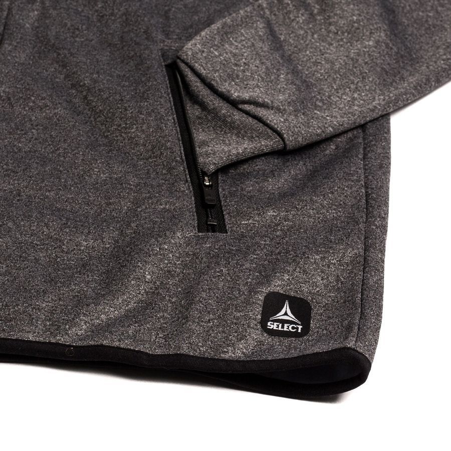 Select Sweat à Capuche Monaco FZ - Gris/Blanc Enfant