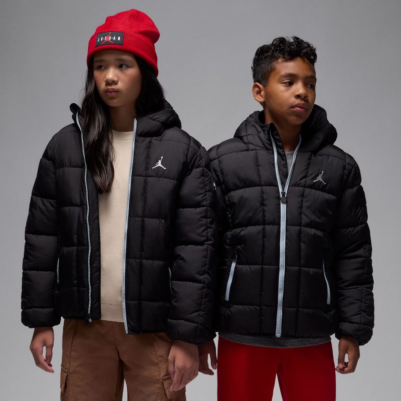 Jordan Essential gewatteerd jack voor kids (middelzwaar) - Zwart