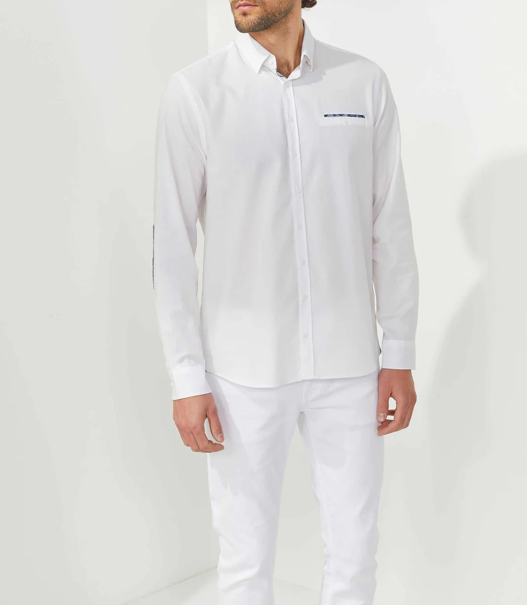 Chemise casual blanche 
