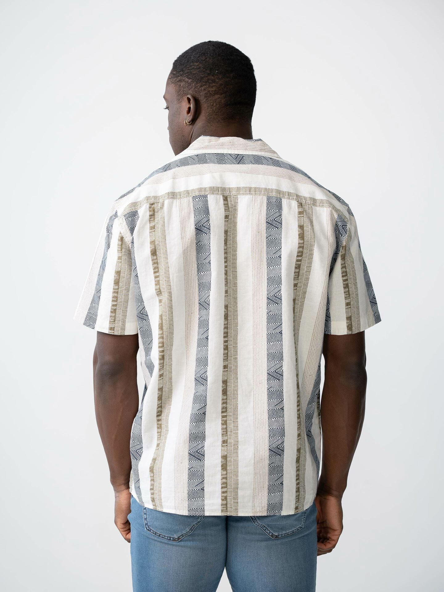 Relax New-Linen Short Short Sleeve Resort