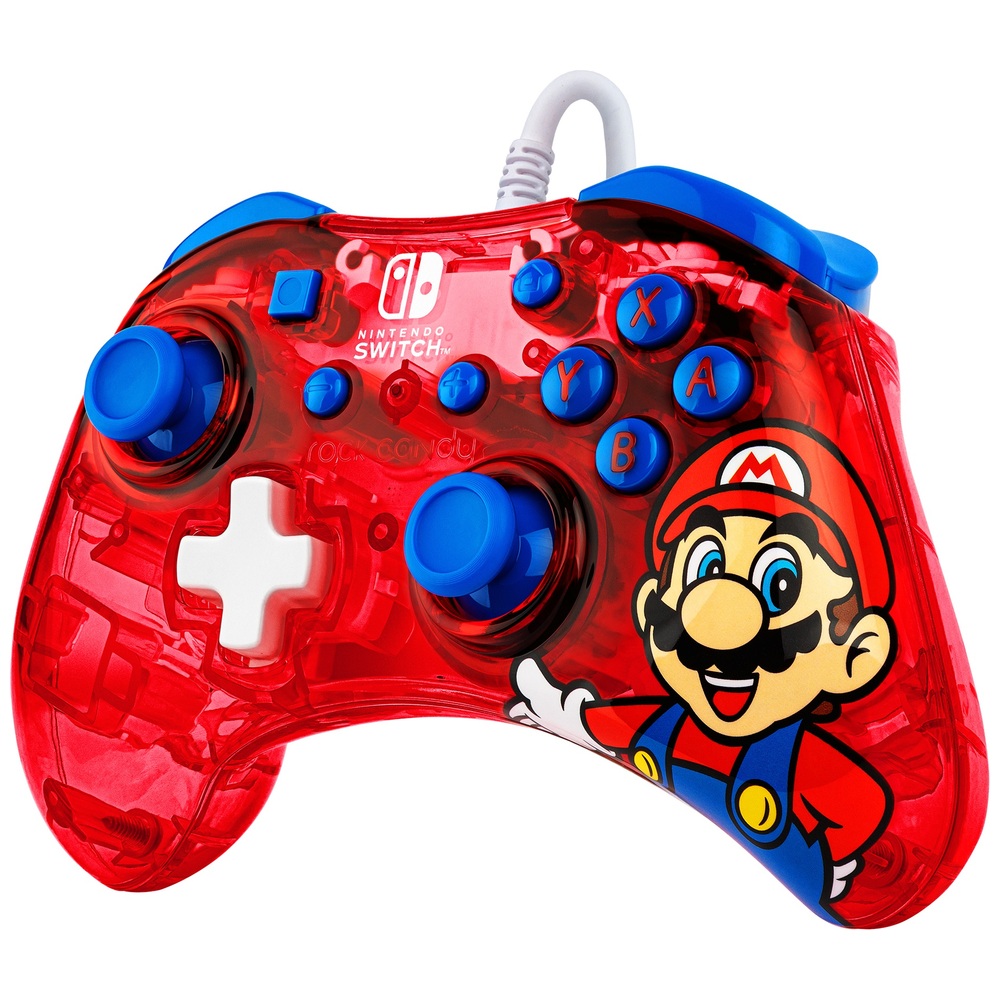 PDP Gaming Nintendo Switch Wired Rock Candy Controller - Mario Punch