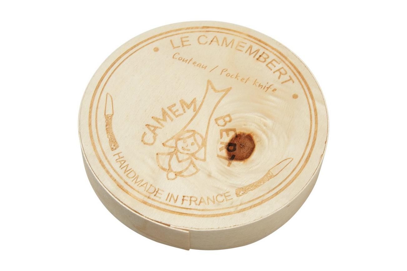 Laguiole en Aubrac Camembert Olive CAM99OLI olijfhout, zakmes