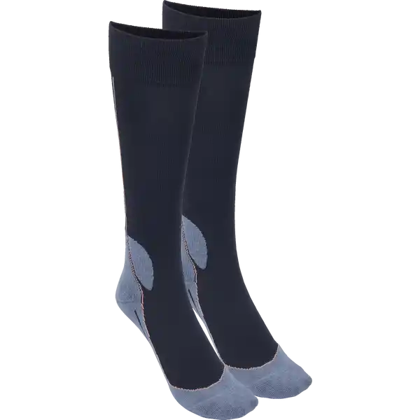 Sport-Funktionskniestrümpfe Blau Gr. 35 / 38