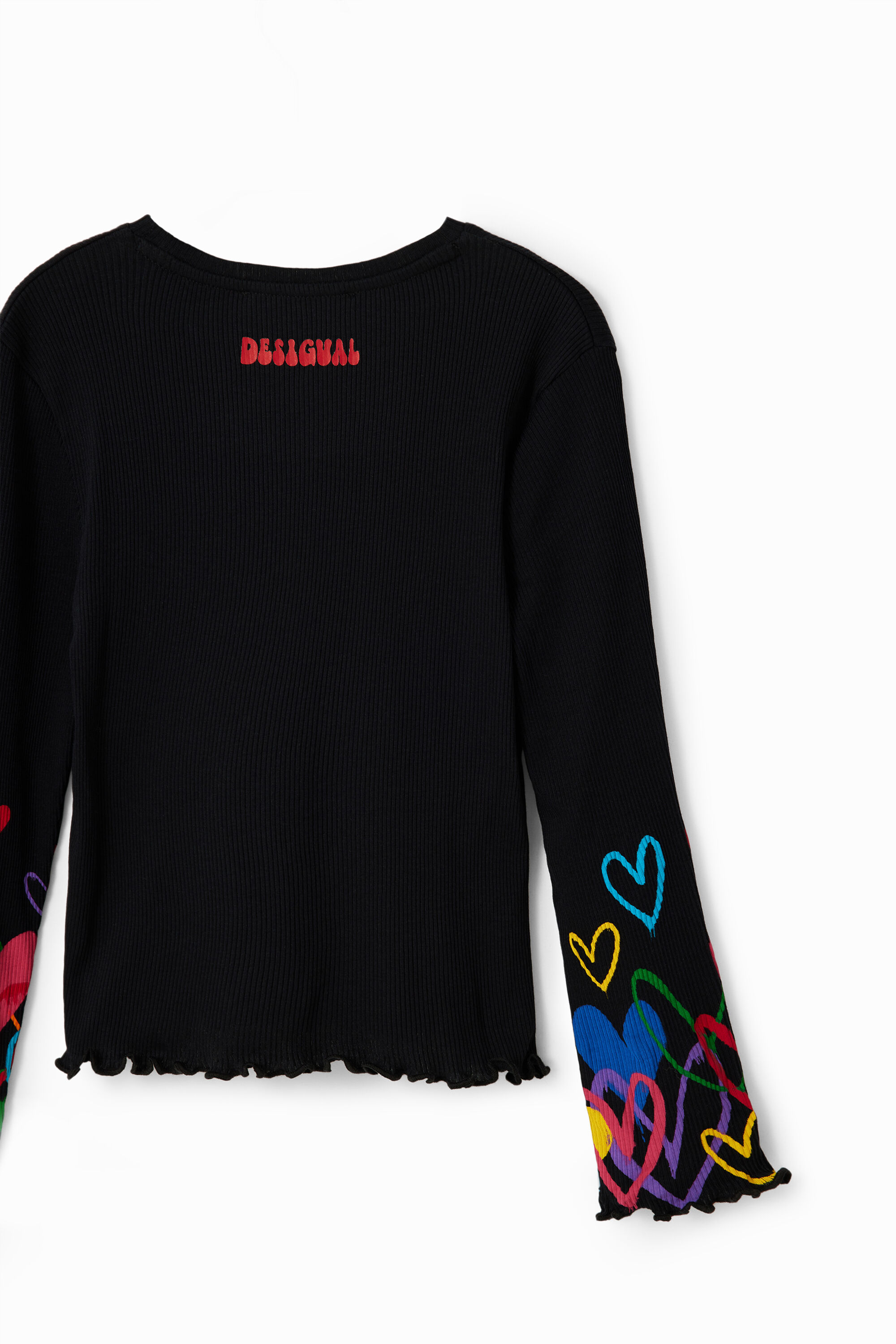 T-shirt découpe cœurs