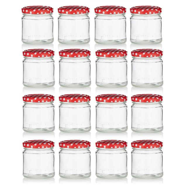 Einmachgläser, 200 ml, 16er-Set