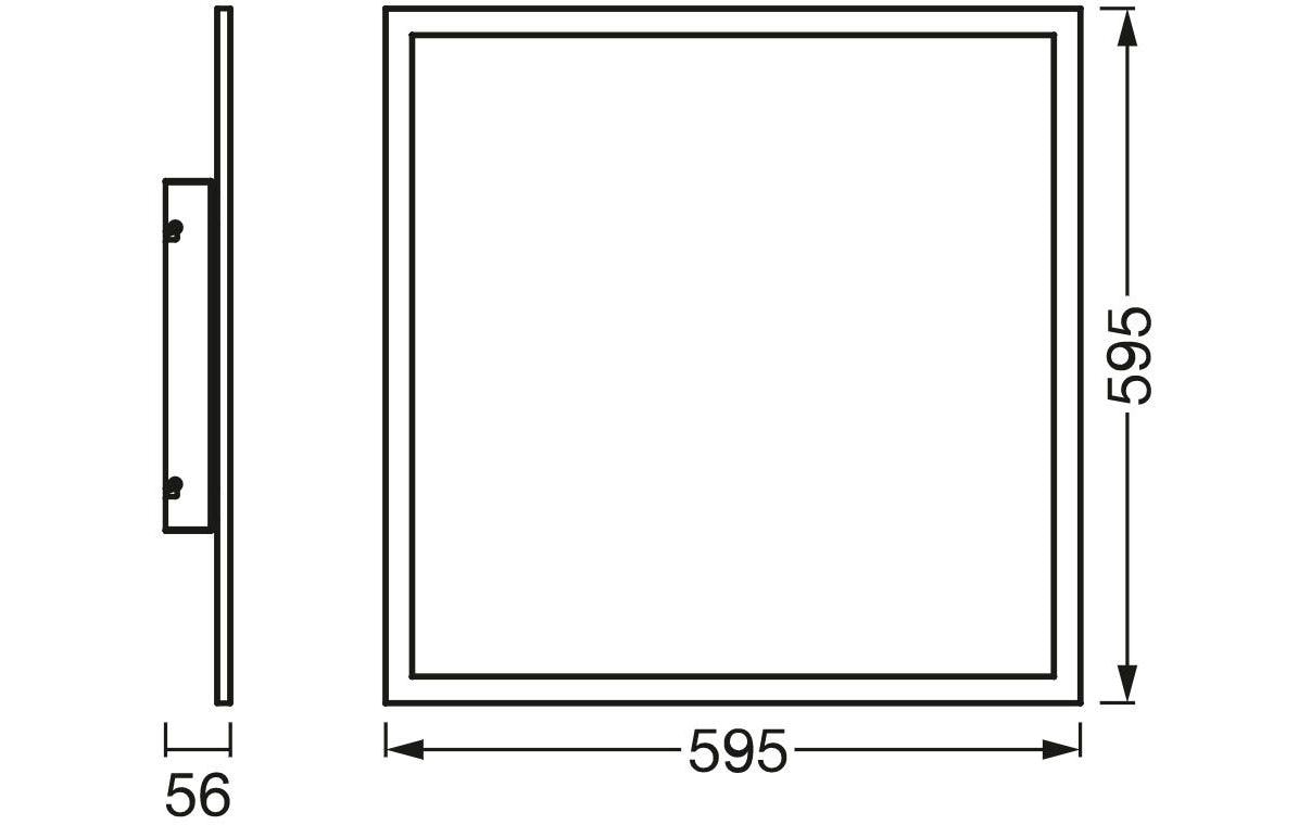 Panelleuchte Sun@Home Planon Plus, 35 W, CRI95, 60 x 60 cm<br>Smartes LED-Panel mit WiFi- Technologie