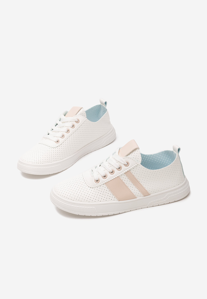 Chaussures casual femme blancs Heayli