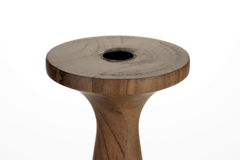 Zuiver Flames kandelaar medium bruin