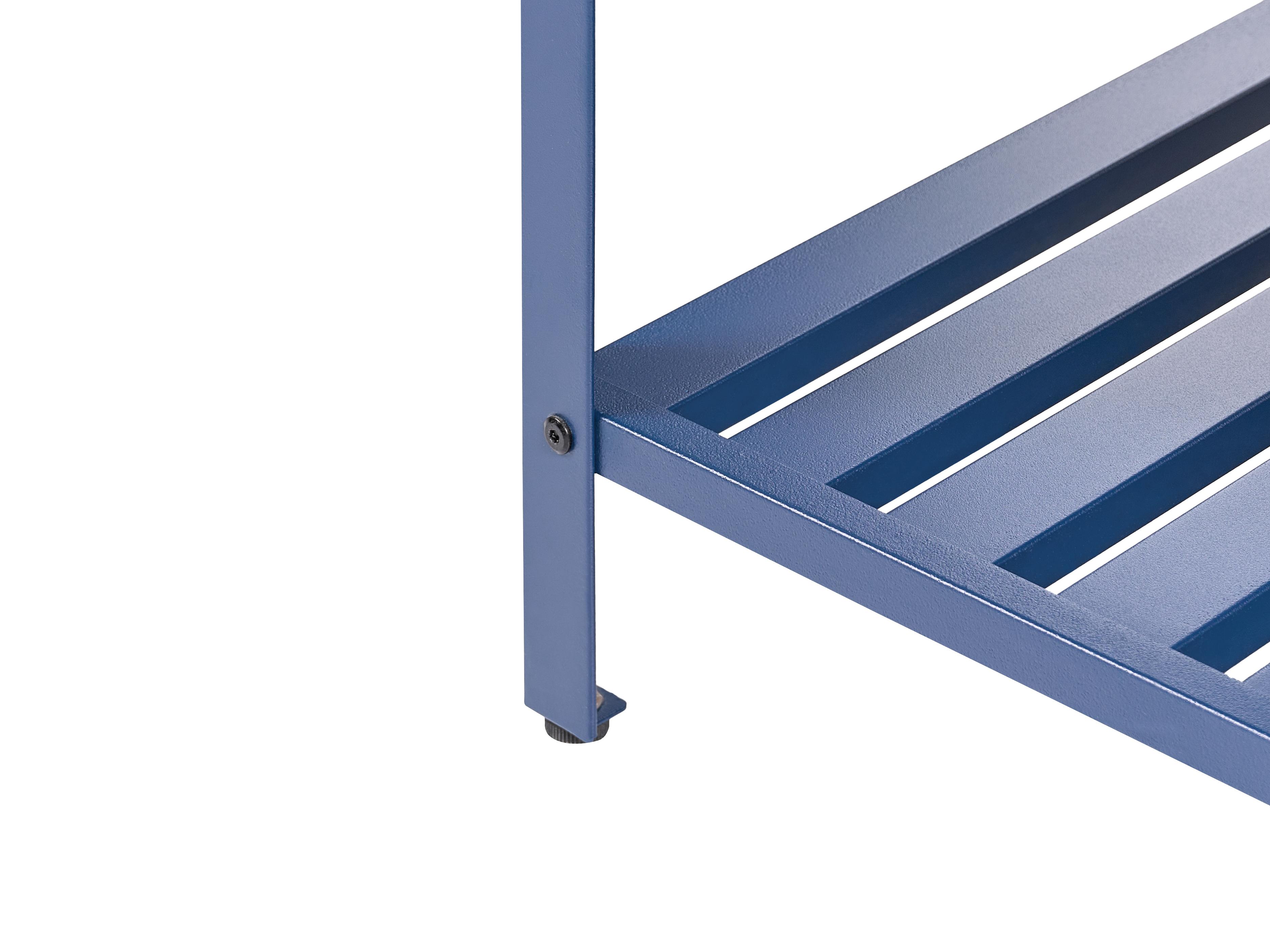 Tuin keukenset 2-delig met spoelbak MAENZA Metaal Blauw