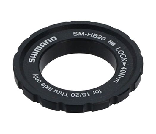 CENTERLOCK LOCKRING mit Aussenverzahnung für Steckachsen und Schnellspanner  schwarz