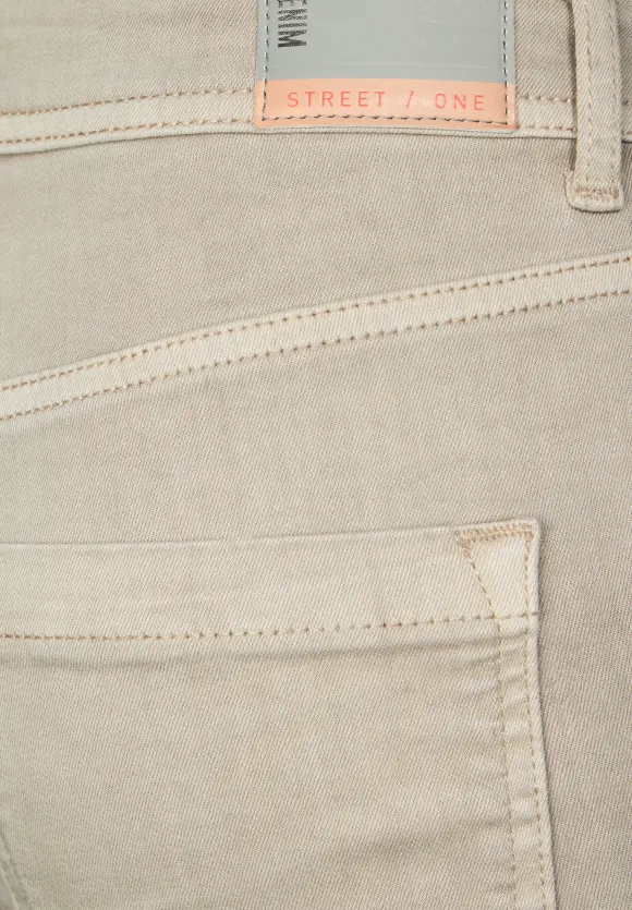 Slim Fit Color Jeans - soft sand washed