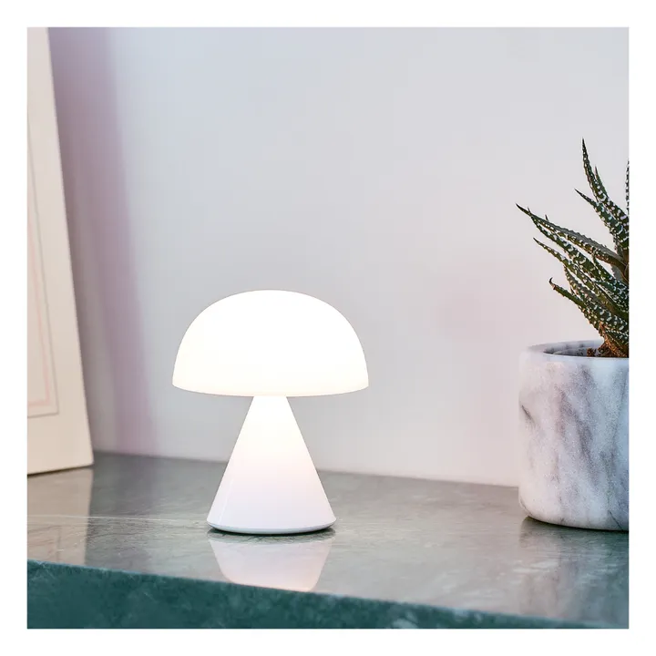 Lexon Mini lampe à poser led Mina | Blanc