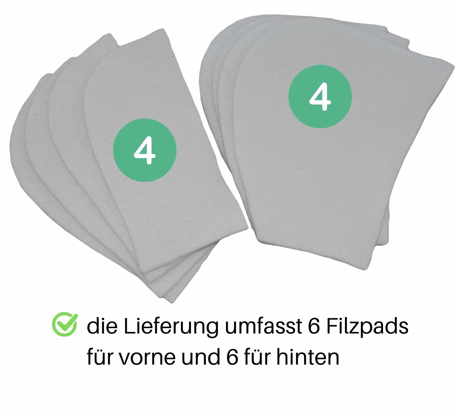 AMKA Korrektur Sattelpad mit 4 Taschen und Filzeinlagen Kunstfellrand