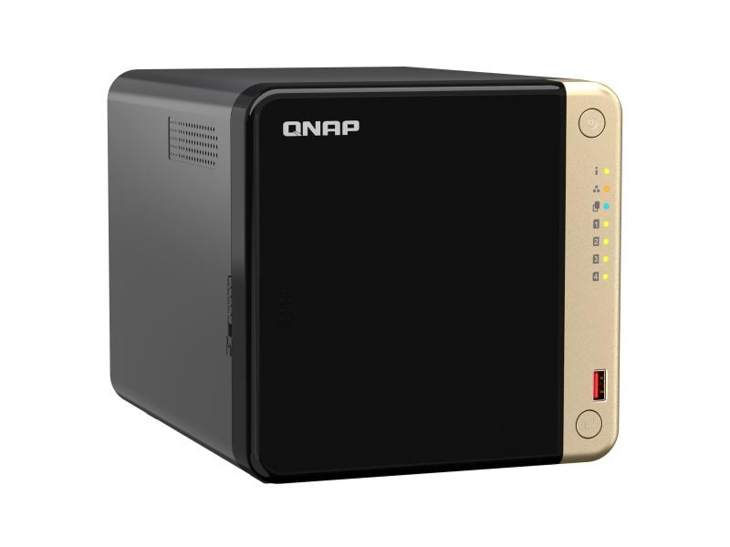 QNAP NAS TS-464-8G 4-bay Kompaktes NAS mit überragender Leistung und 4 Laufwerkschächten