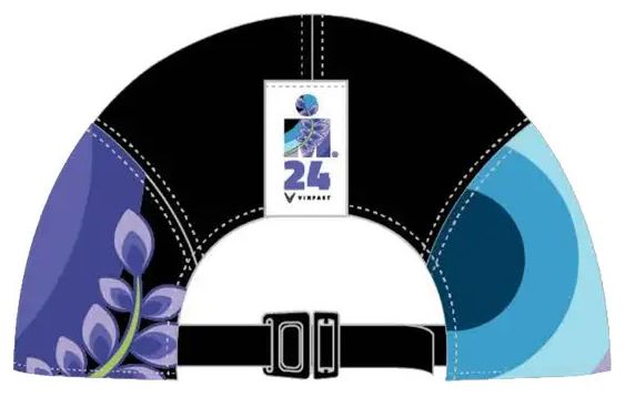 Casquette Ironman World Championship Nice 2024 Event Tech Noir/Violet