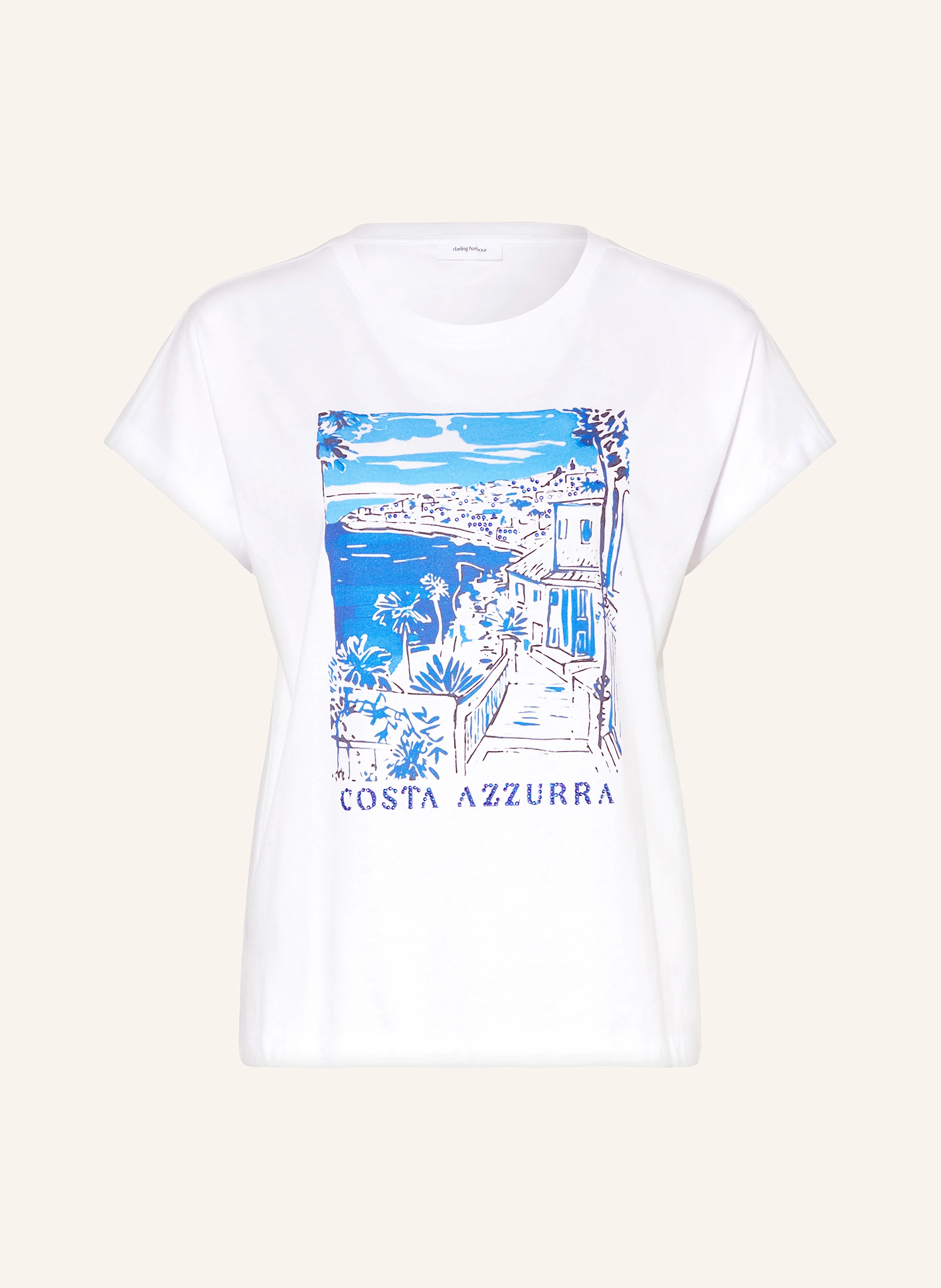 darling harbour T-Shirt mit Schmucksteinen