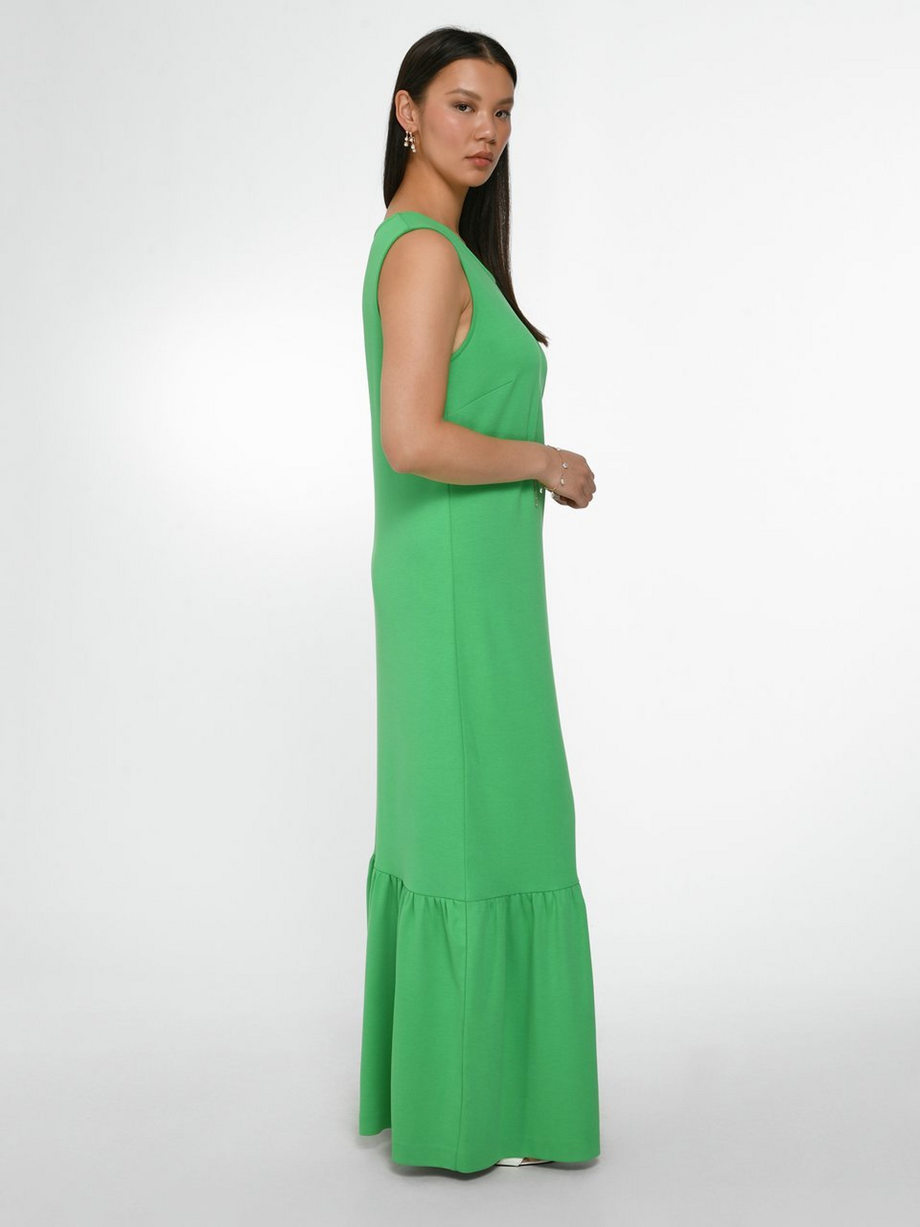 Ärmelloses Jersey-Kleid