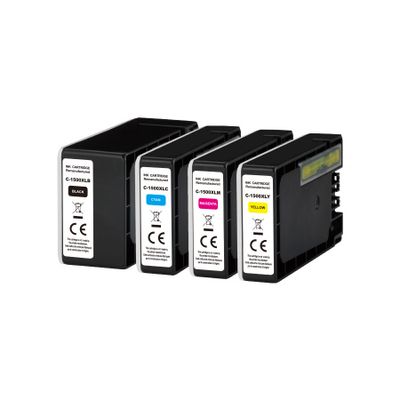 Cartouche compatible Canon PGI-1500XL - pack de 4 - noir, cyan, magenta, jaune - Uprint