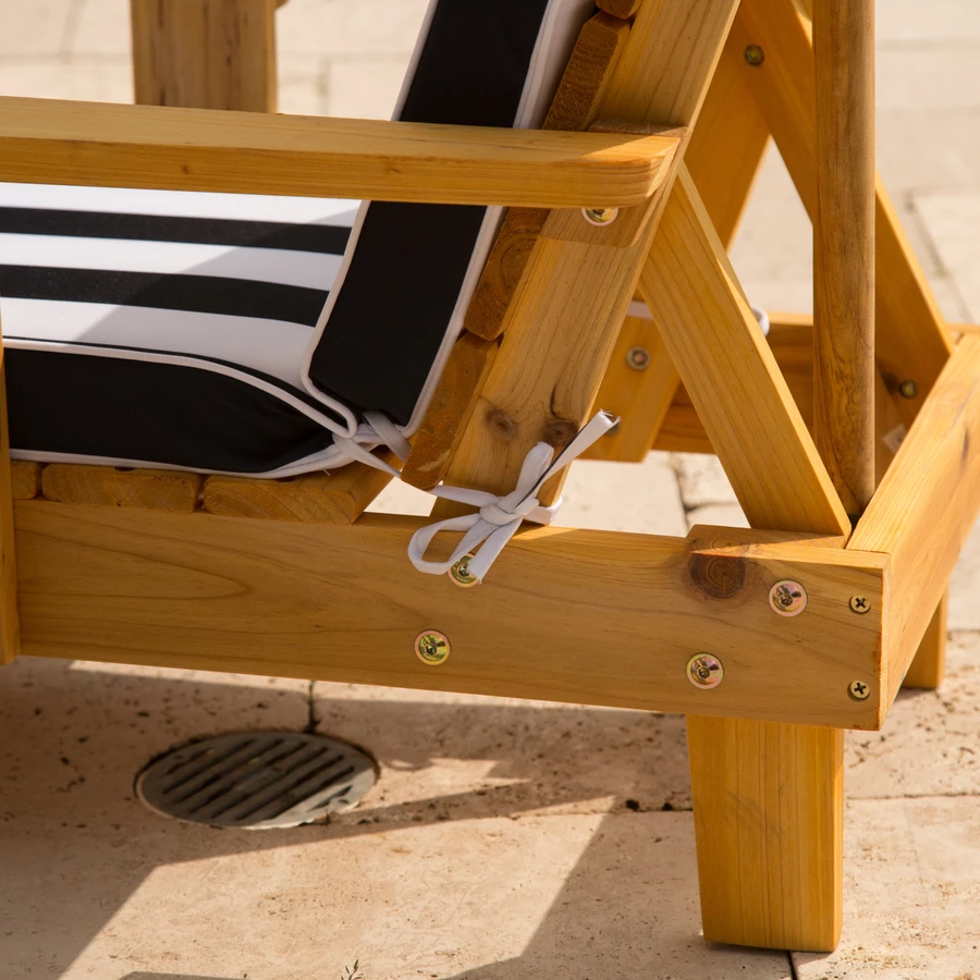 Kidkraft® Kinderliegestuhl mit Sonnenschirm