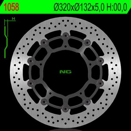 Disque de frein Rond NG flottant