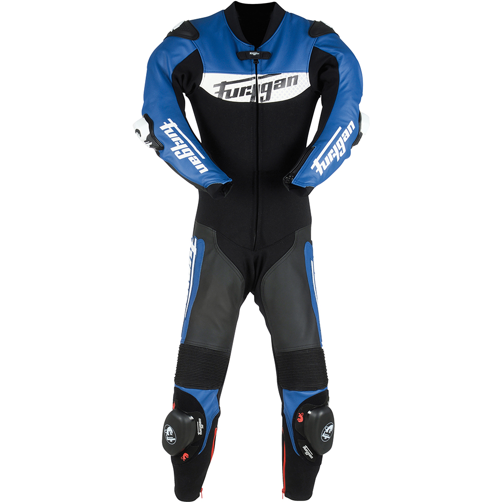 Furygan - Combinaison Enfant Kid Evo Noir / Bleu / Blanc