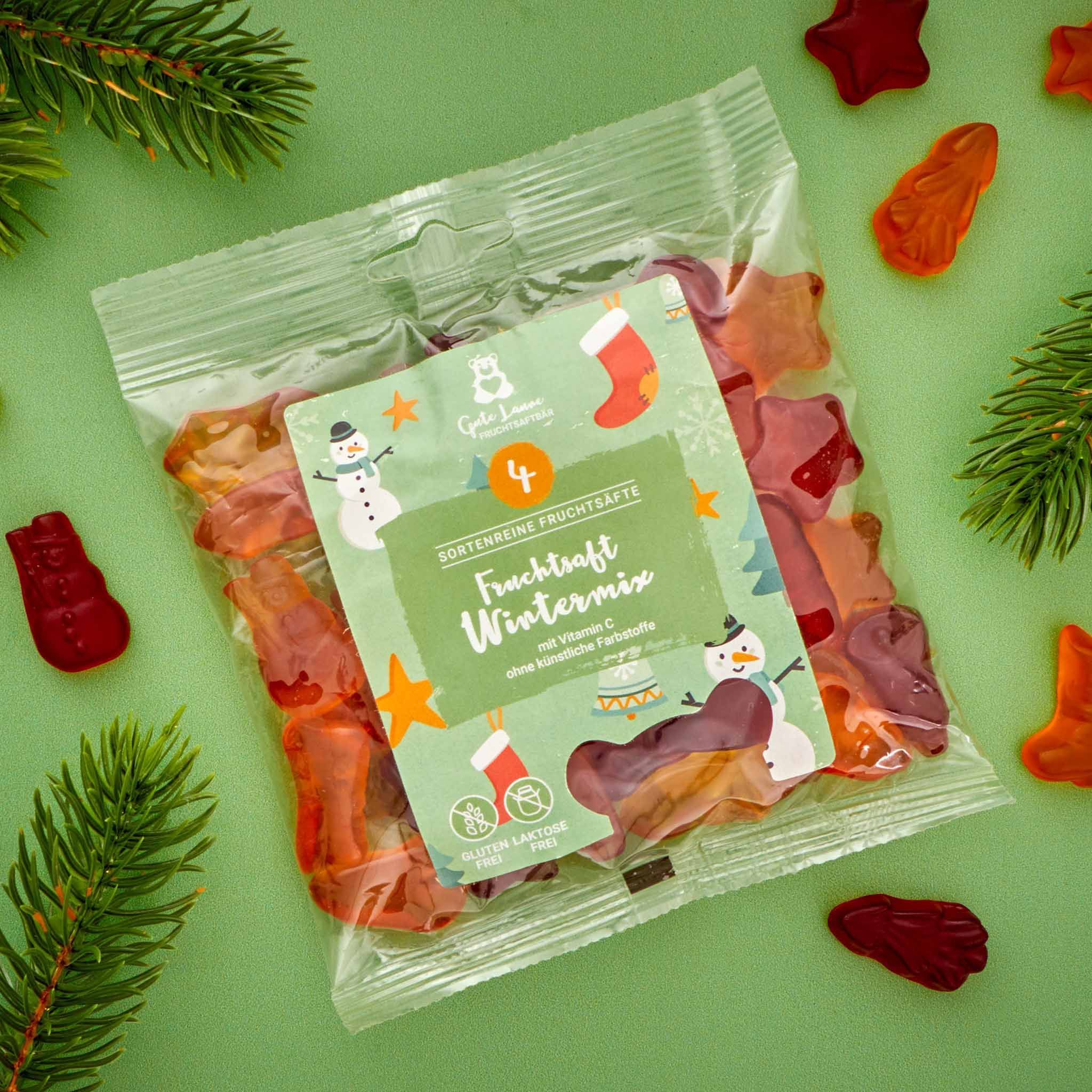 naschlabor 3er-Set Fruchtsaftbären Mix Weihnachten