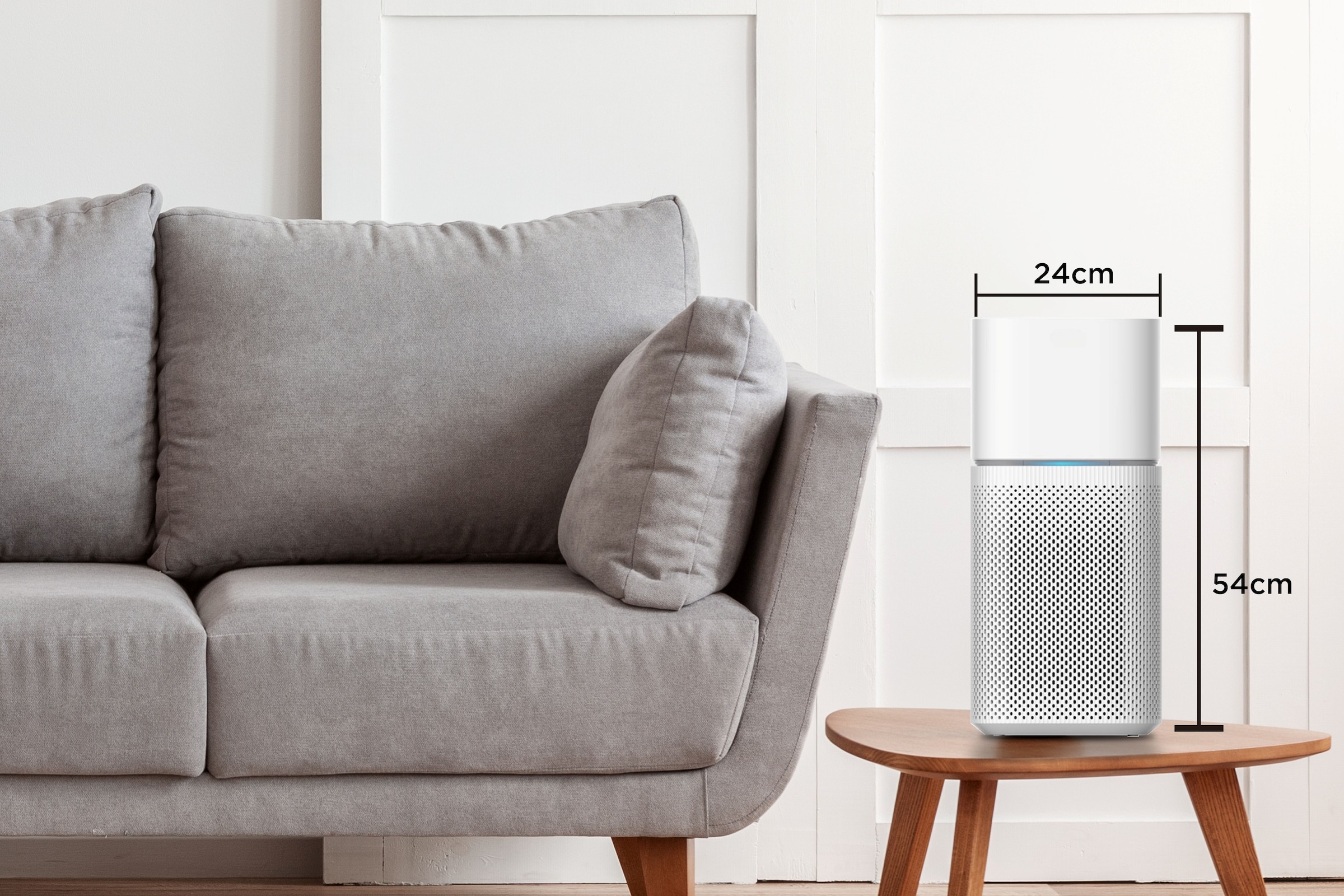 Hanseatic Luftreiniger »»KJ400« mit Digitalanzeige« für 104 qm Räume 35W, Top Filtersystem für Allergiker mit Ionentechnologie