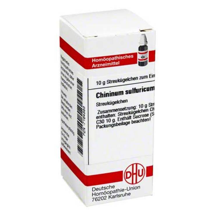 DHU Chininum sulfuricum C 30 Globuli, 10 g
