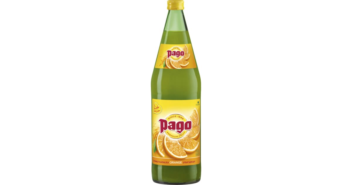 PAGO Orangennektar 1,0 Liter (Mehrweg)