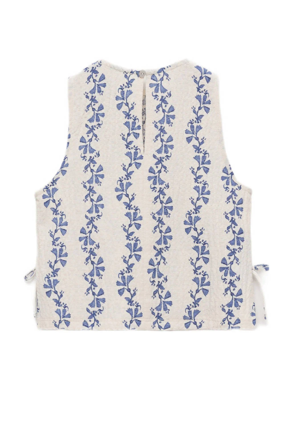 Mango Kids mouwloze top blauw