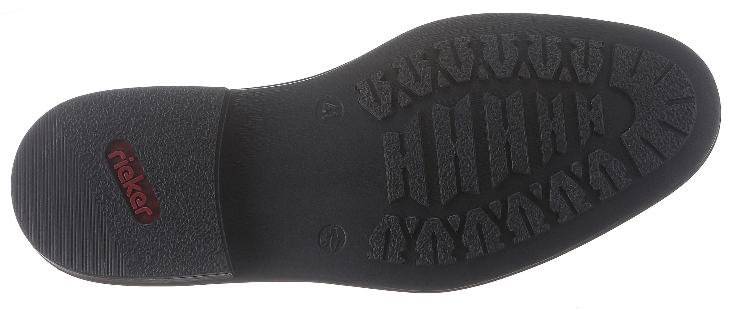 Rieker Slipper  Anzugschuh, Business Schuh, Schlupfschuh mit stylischer Quernaht