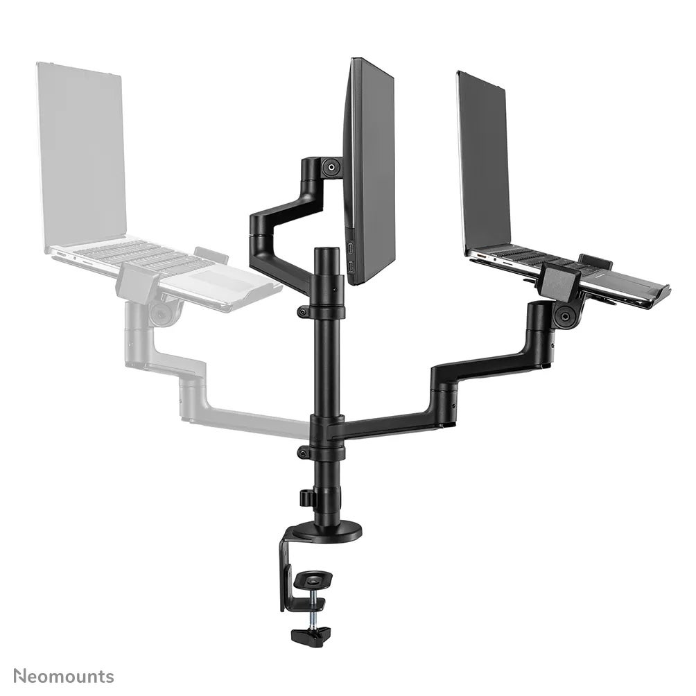 Neomounts DS20-425BL2 bureausteun voor flatscreen en laptop